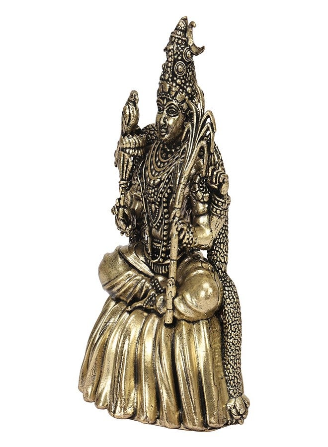 ARTVARKO تمثال ARTVARKO نحاسي Goddess Rajarajeshvari MATA Lalitha Devi Tripura Sundari لديكور المنزل Puja Mandir Temple 4 بوصة - Image 4